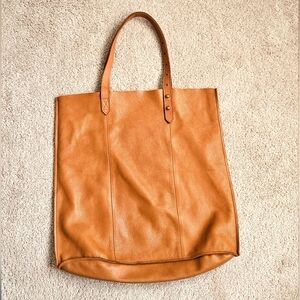 Madewell Brown Leather Mccarren Tote